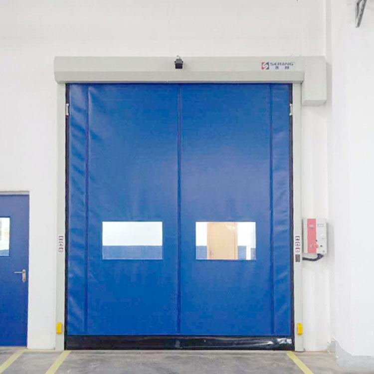 Zipper high speed door