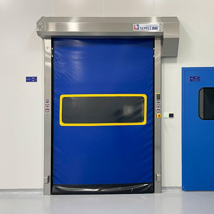 High speed cleanroom door