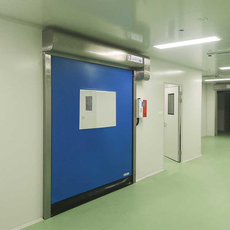 High speed cleanroom door