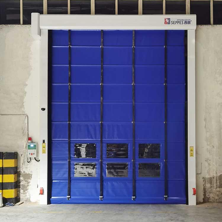 High speed stacking door