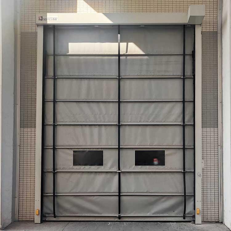 High speed stacking door