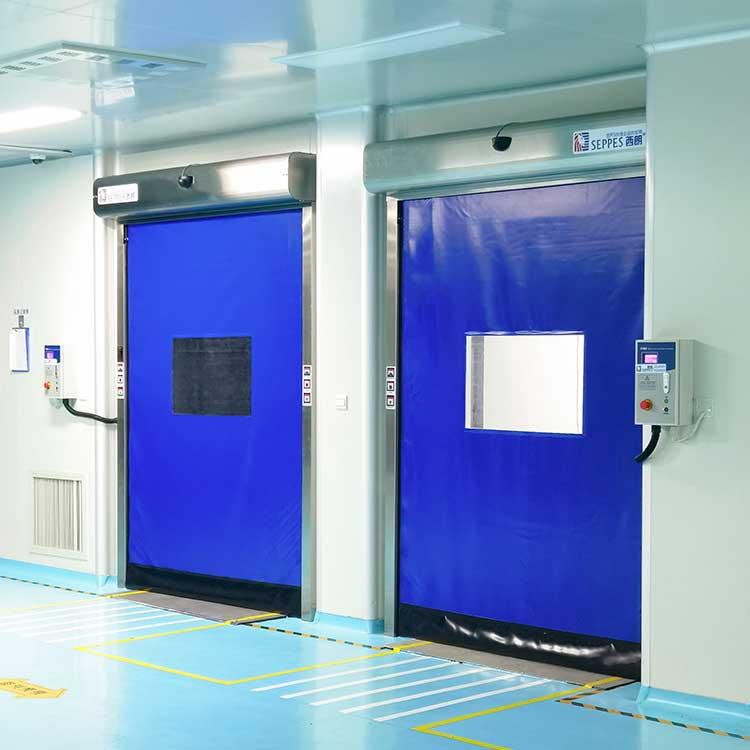 High speed cleanroom door